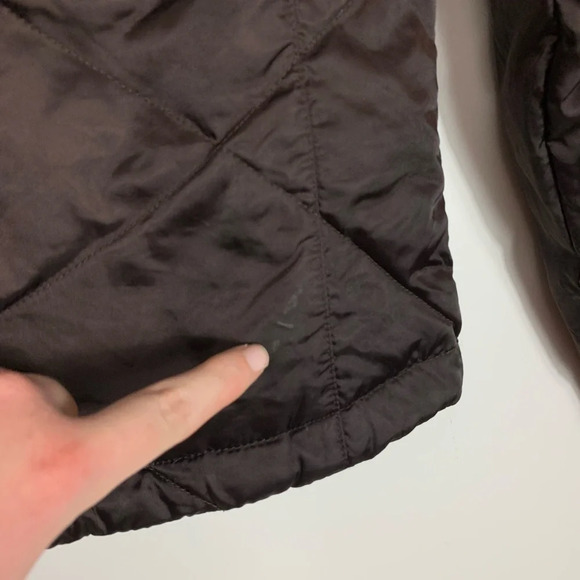 North Face Womens  Goose Down Puffer Jacket Metallic Brown Small Fall 2011 - Picture 9 of 15